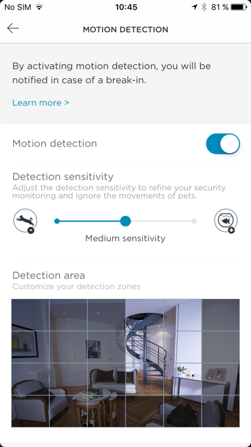 How To Configure Motion Detection Somfy Protect Customer Service