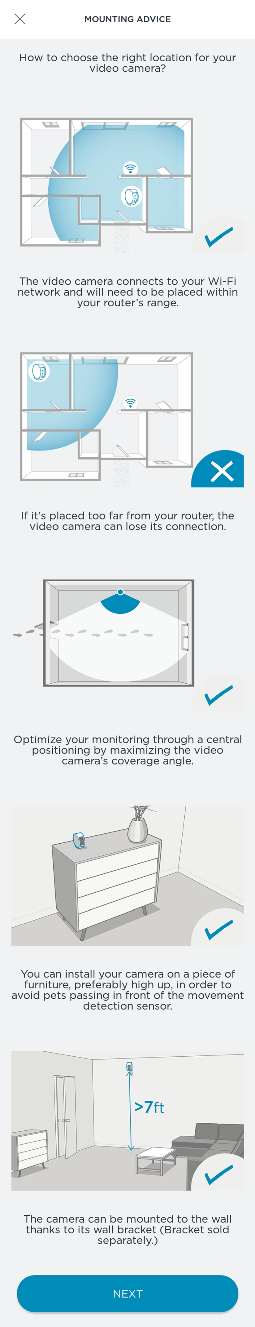 Somfy protect indoor store camera