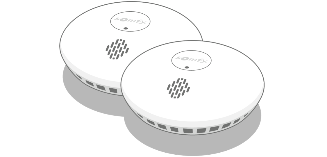 Détecteur de fumée connecté Somfy Protect