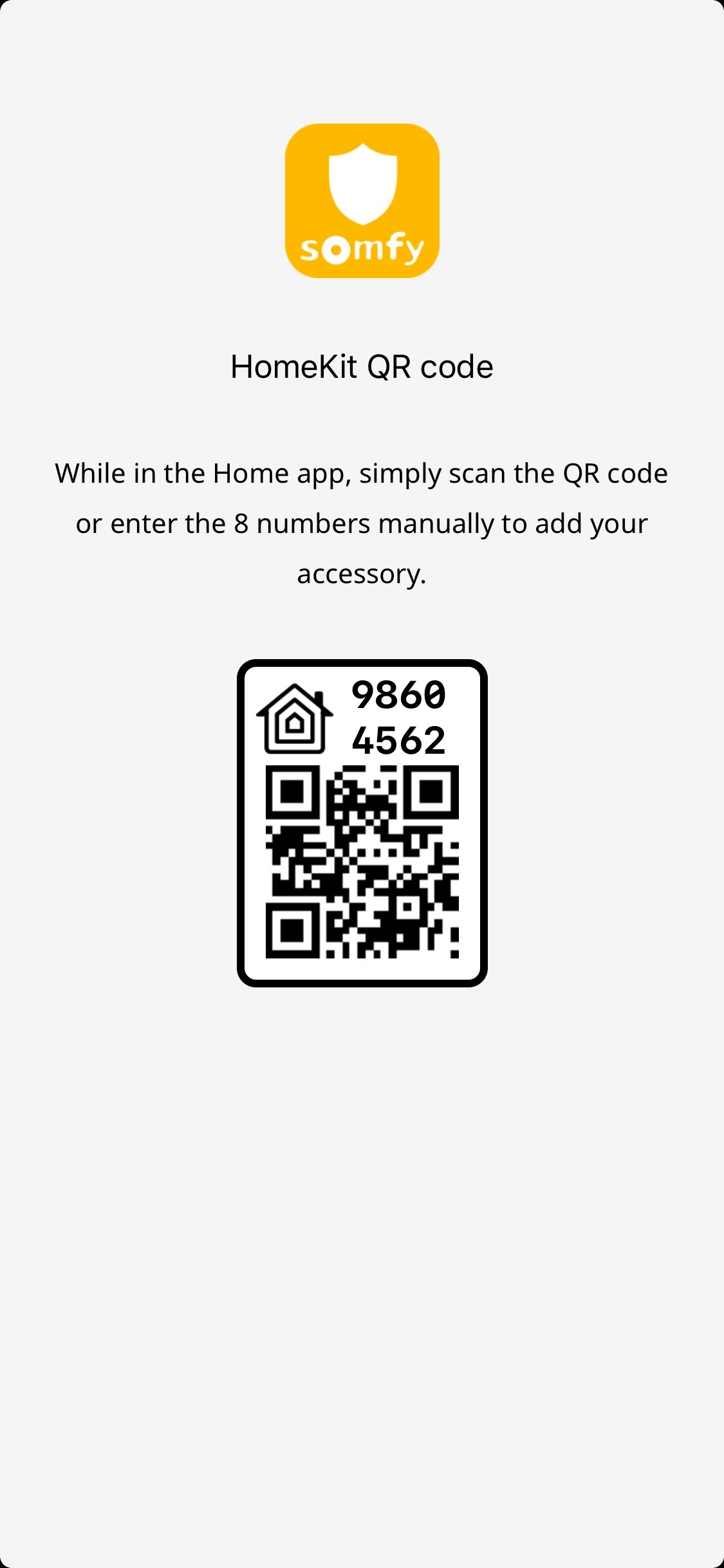 somfy camera homekit